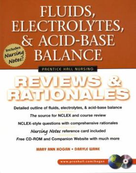 Paperback Fluids, Electrolytes, & Acid-Base Balance: Reviews & Rationales Book