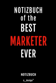 Notizbuch f�r Marketer: Originelle Geschenk-Idee [120 Seiten kariertes blanko Papier]