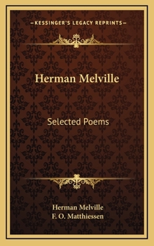 Hardcover Herman Melville: Selected Poems Book