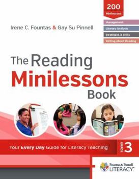 Paperback Fountas & Pinnell Classroom, The Reading Minilessons Book: 3 Book