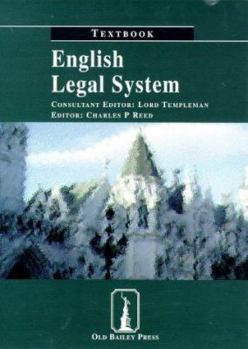Paperback English Legal System: Textbook Book