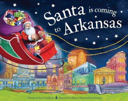 Hardcover Santa Is Coming to Arkansas Book
