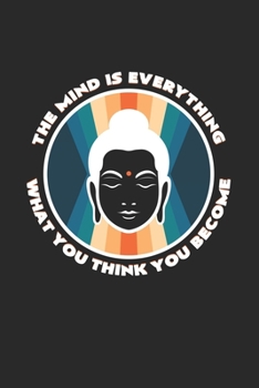 Paperback The mind is everything: 6x9 Buddha - grid - squared paper - notebook - notes Book