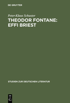 Hardcover Theodor Fontane: Effi Briest [German] Book