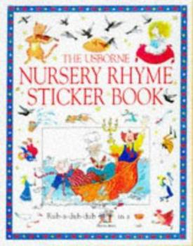 Paperback Nursery Rhyme Sticker Book [With 4 Pages] Book
