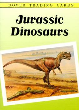 Paperback Jurassic Dinosaur Trading Cards Book