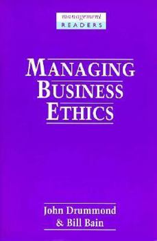 Paperback Managing Business Ethics: A Reader on Business Ethics for Managers and Students Book
