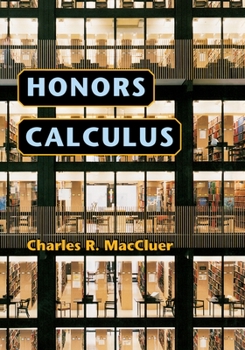 Hardcover Honors Calculus Book