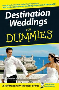 Paperback Destination Weddings for Dummies Book