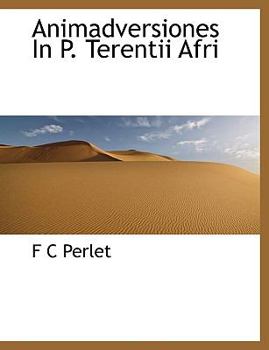 Paperback Animadversiones in P. Terentii Afri Book