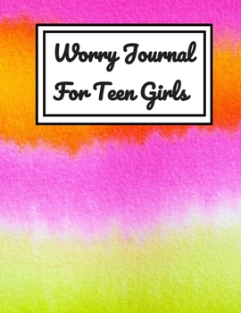 Paperback Worry Journal For Teen Girls Book