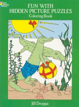 Paperback Fun with Hidden Picture Puzzles Coloring Book