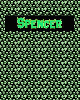 Paperback 120 Page Handwriting Practice Book with Green Alien Cover Spencer: Primary Grades Handwriting Book