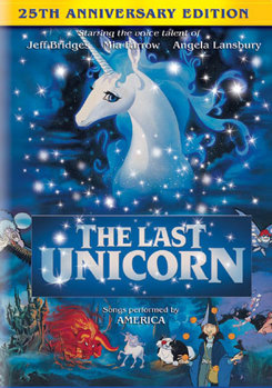 DVD The Last Unicorn Book
