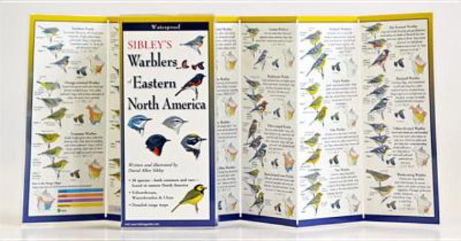 Map Sibley's Warblers of Eastern North America Book