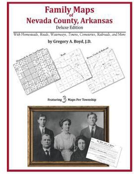 Paperback Family Maps of Nevada County, Arkansas Book