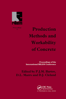 Paperback Production Methods and Workability of Concrete Book