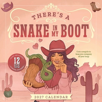 Calendar 2027 There's a Snake in My Boot Wall Calendar Book