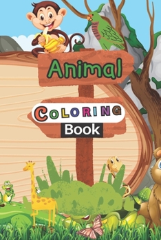 Paperback Animal Coloring Books for Toddlers Book