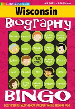 Hardcover Wisconsin Biography Bingo Book