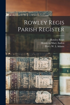 Paperback Rowley Regis Parish Register Book
