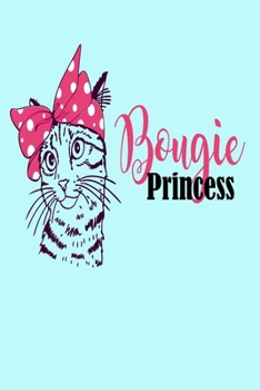 Paperback Bougie Princess: Funny Cat Notebook. A 6"x9" Journal with 120 Pages Book