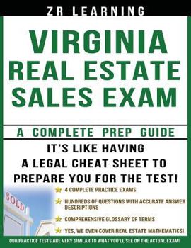 Paperback Virginia Real Estate Sales Exam Questions Book