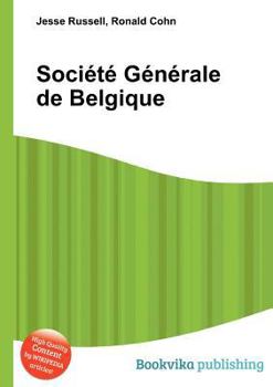 Paperback Societe Generale de Belgique Book