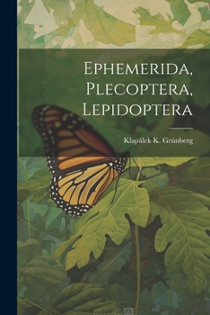 Paperback Ephemerida, Plecoptera, Lepidoptera [German] Book