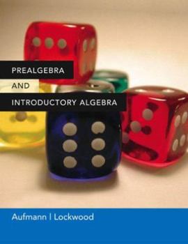 Paperback Prealgebra and Introductory Algebra Book