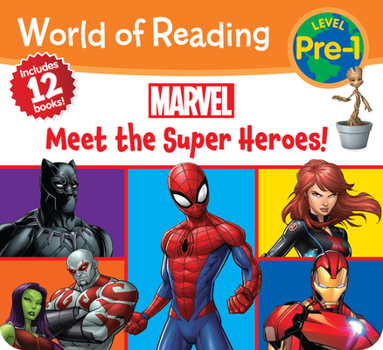 Hardcover World of Reading Marvel: Meet the Super Heroes!-Pre-Level 1 Boxed Set Book