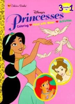 Paperback Disney Princesses: Coloring, Paint With Water, Activities Book