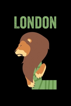 Paperback London: Animals Coloring Book for Kids, Weekly Planner, and Lined Journal Animal Coloring Pages. Personalized Custom Name Init Book