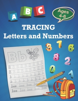 Paperback Tracing letters and numbers: Workbook for Preschool, Kindergarten, and Kids Ages 4-6 Book