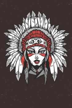 Paperback Feather Headdress: Graph Paper Notebook, 6x9 Inch, 120 pages Book