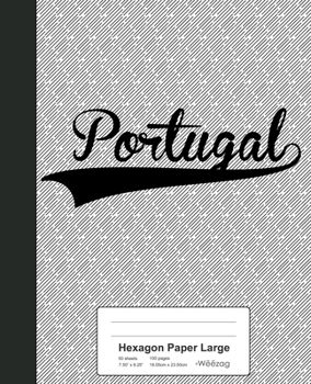 Paperback Hexagon Paper Large: PORTUGAL Notebook Book