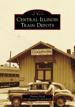 Paperback Central Illinois Train Depots Book