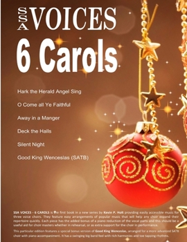 Paperback SSA Voices - 6 Carols Book