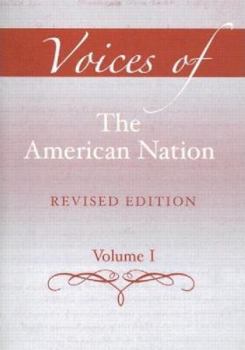 Paperback Voices of the American Nation, Revised Edition, Volume 1 Book