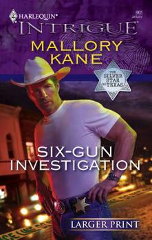 Mass Market Paperback Six-Gun Investigation [Large Print] Book