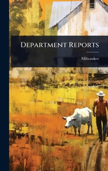 Hardcover Department Reports Book