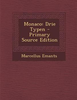 Paperback Monaco: Drie Typen [Dutch] Book