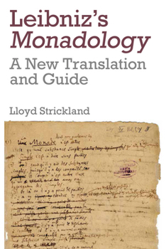 Paperback Leibniz's Monadology: A New Translation and Guide Book