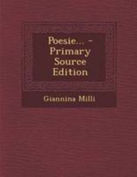 Paperback Poesie... - Primary Source Edition [Italian] Book