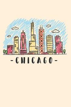 Paperback Chicago: 6x9 Dot Grid Notebook Journal, 120 pages Book