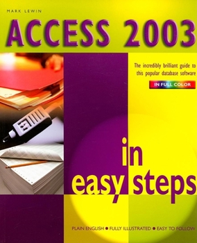 Paperback Access 2003 in easy steps Book