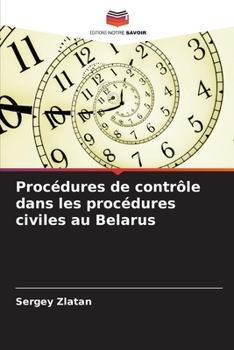 Paperback Procédures de contrôle dans les procédures civiles au Belarus [French] Book