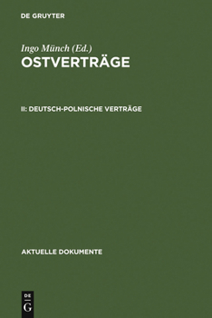 Hardcover Deutsch-Polnische Verträge [German] Book