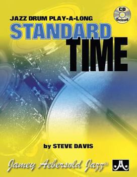 Paperback Standard Time: Jazz Drum Play-A-Long, Book & Online Audio Book