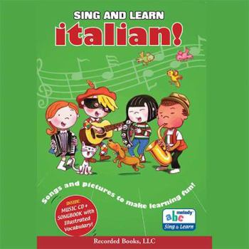 Audio CD Sing and Learn Italian (Music CD+Songbook with illustrated vocabulary) YM003 Book